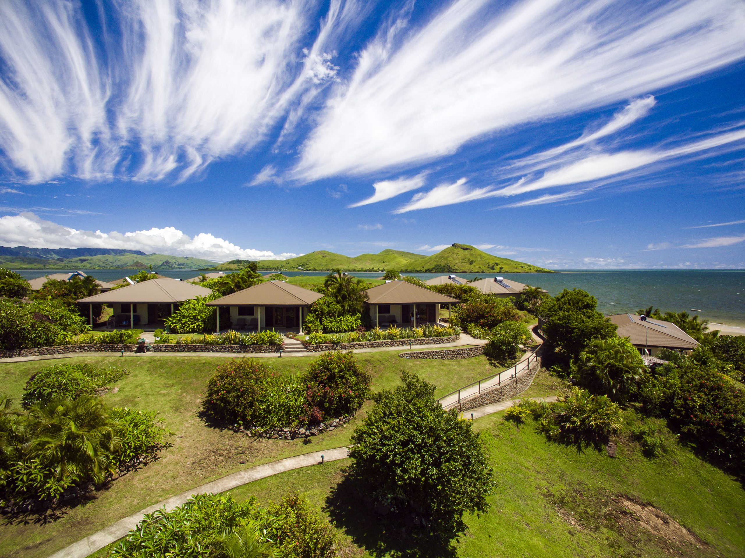 Volivoli Beach Resort Fiji villas and rooms for scuba diving