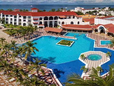 Cozumel Hotel & Resort By Wyndham - All Inclusive Special - Cozumel, Mexico aerial pool view