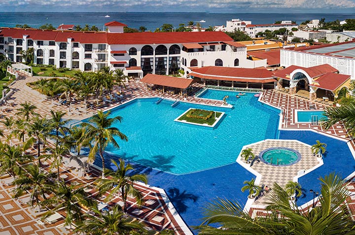 Cozumel Hotel & Resort By Wyndham - All Inclusive Special - Cozumel, Mexico aerial pool view