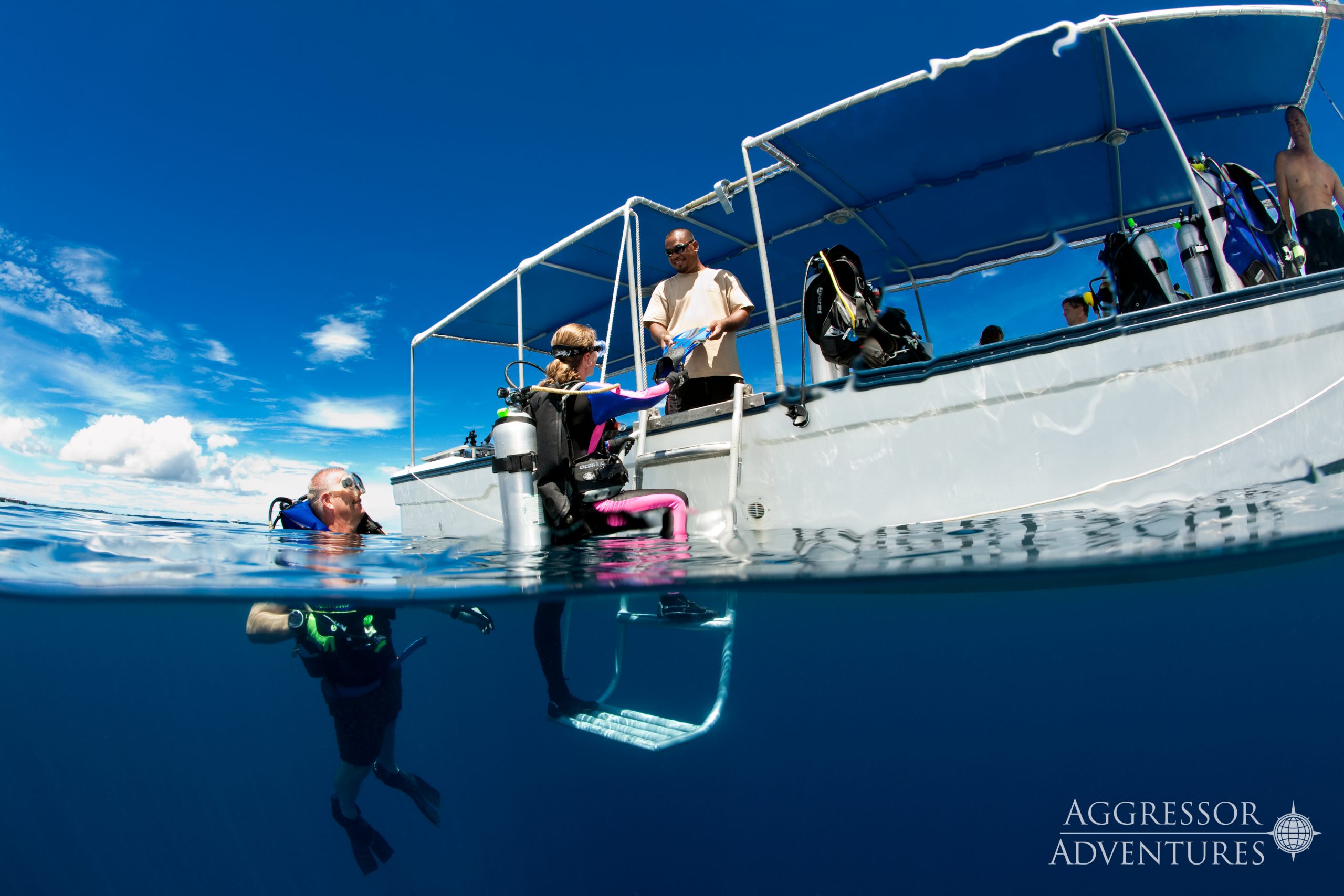 Rock Islands Aggressor - Palau, Micronesia liveaboard dive tender