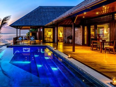 Wakatobi scuba diving resort villa Indonesia