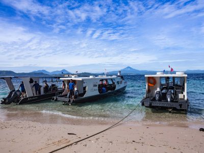 Murex Dive Resort Bangka Island - North Sulawesi, Indonesia scuba dive boats