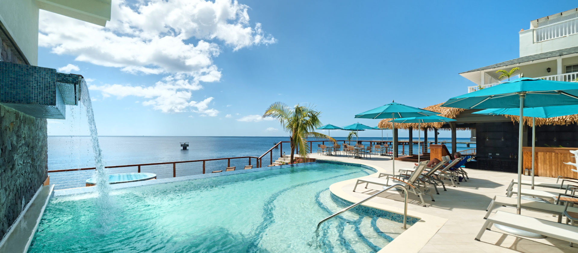 Fort Young Hotel Dominica oceanfront pool