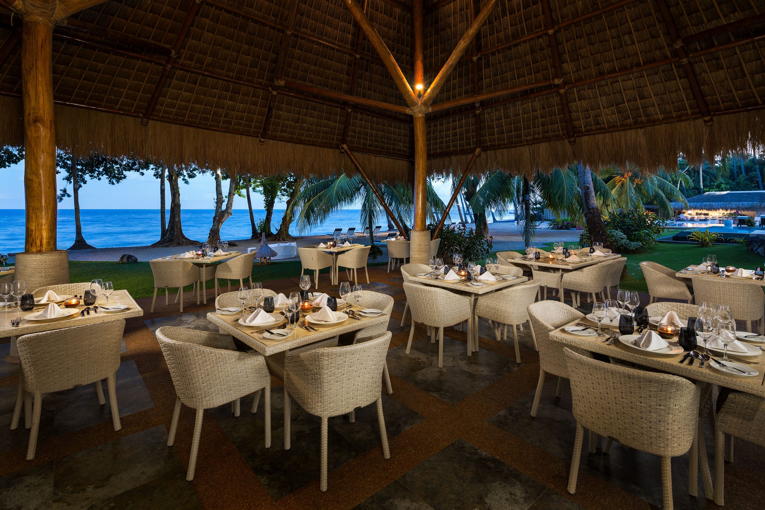 Dining Hall at Atmosphere Resort & Spa in the Philippines