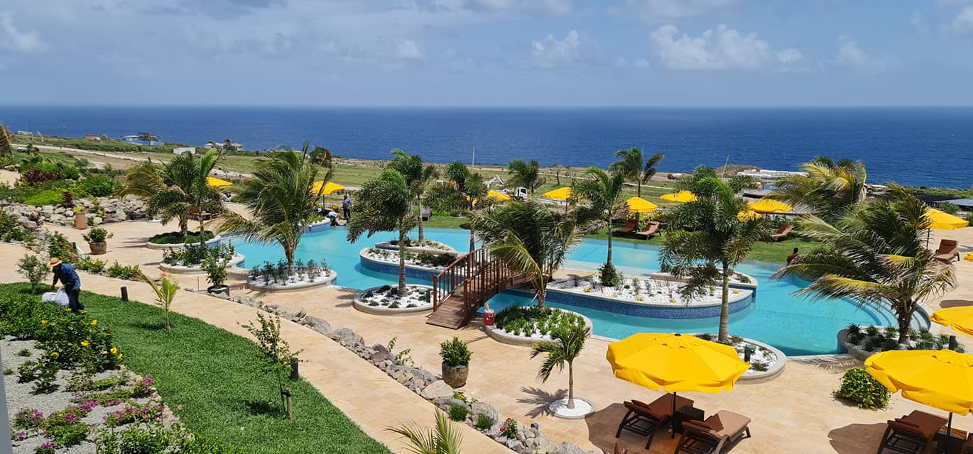 Golden Rock Dive & Nature Resort - St. Eustatius pool
