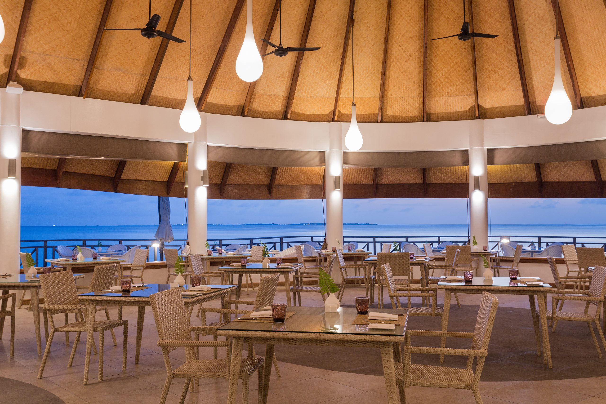 Bandos Island Resort - Maldives outdoor dining hall