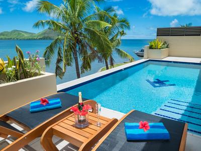 Volivoli Beach Resort, Fiji villa private pool