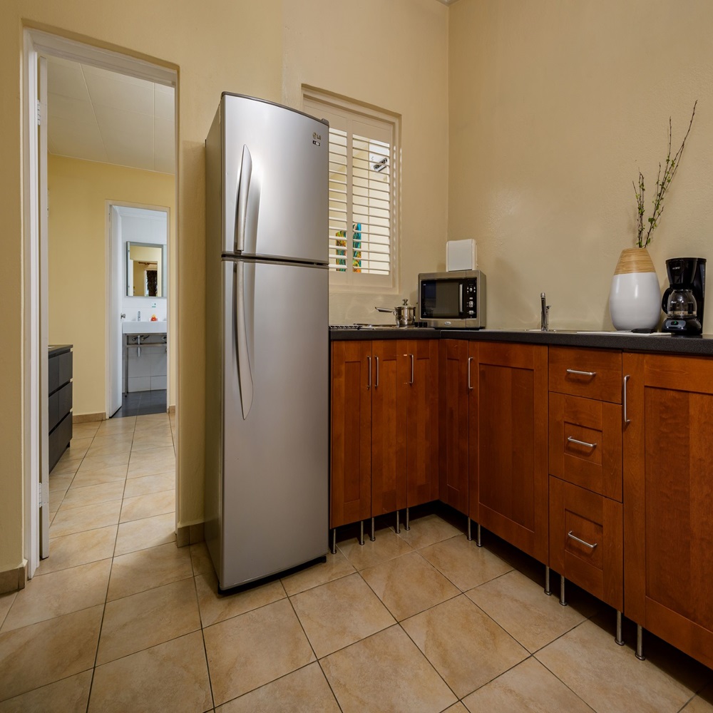 Buddy Dive Resort - Bonarie studio kitchen