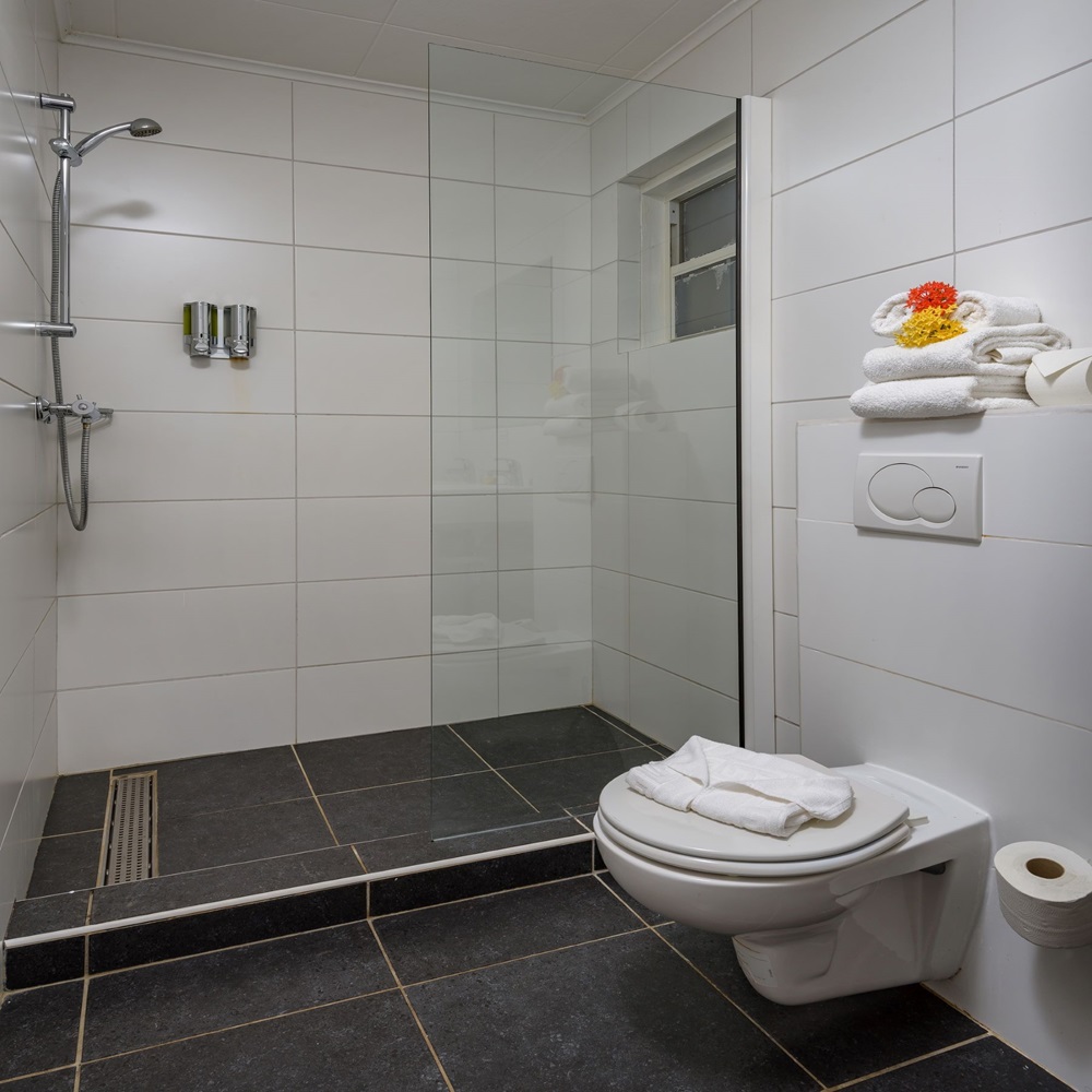 Buddy Dive Resort - Bonarie studio bathroom