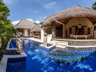 alamBatu Beach Bungalow Resort - Bali, Indonesia bungalow pool