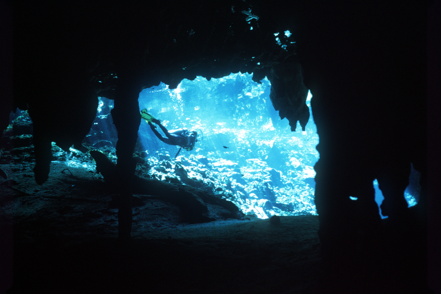 cenote diving in Mexico